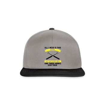 Serrure Serrure serrurerie de service serrurier - Casquette snapback - gris graphite/noir - Devant