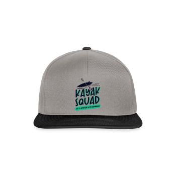Kayak Squad Canoë Canoë-kayak en eau vive - Casquette snapback - gris graphite/noir - Devant