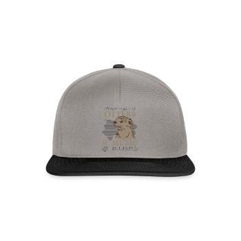 Sea Otters Music Notes Musician Forest Otter - Snapback Cap - graphite/black - Front