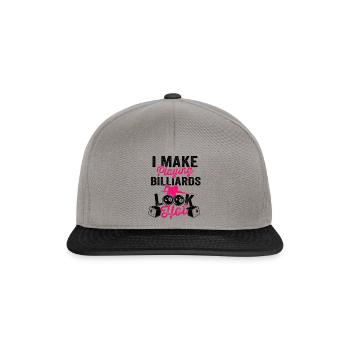 Pocketologist Billiards Pool Billiard 8 Ball - Snapback Cap - graphite/black - Front