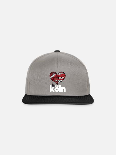 Köln - Snapback Cap - Graphit/Schwarz