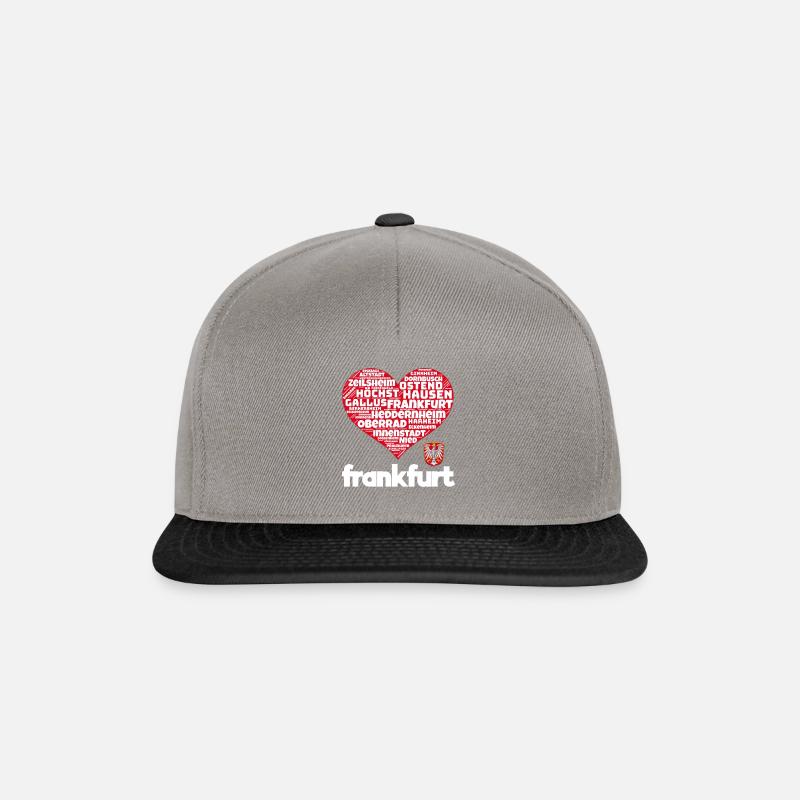 Francfort - Casquette snapback - gris graphite/noir