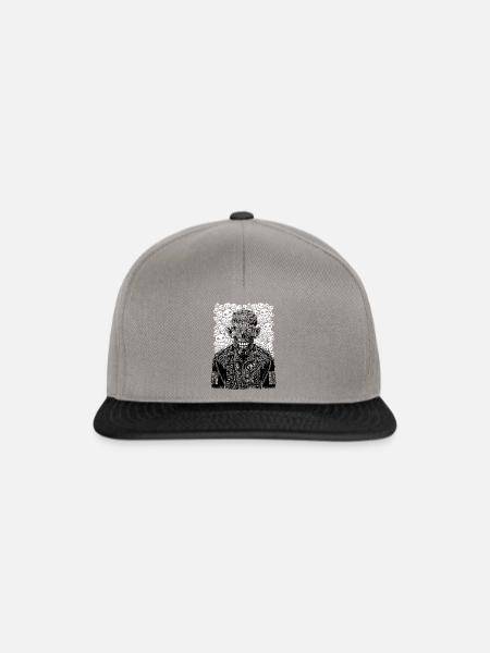 Schwerer Zombie - Snapback Cap - Graphit/Schwarz