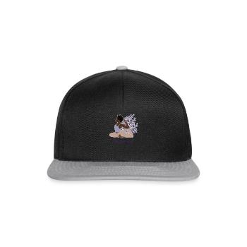 Libérez votre âme Kundalini Ashtanga Hatha Asanas - Casquette snapback - noir/gris - Devant