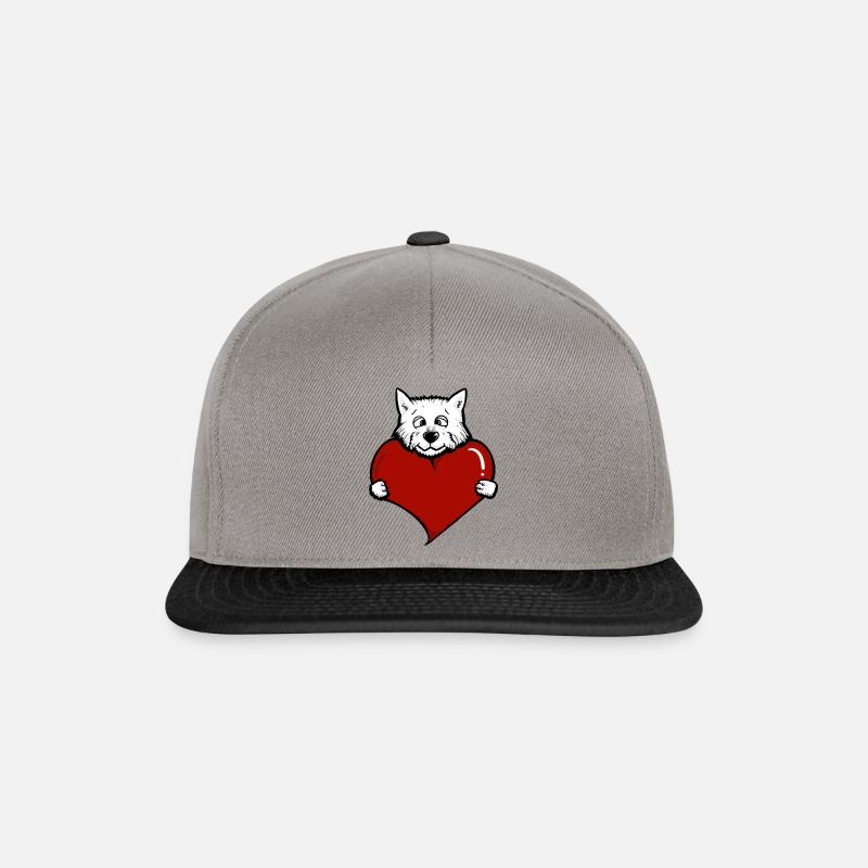 Westie - Snapback Cap - Graphit/Schwarz