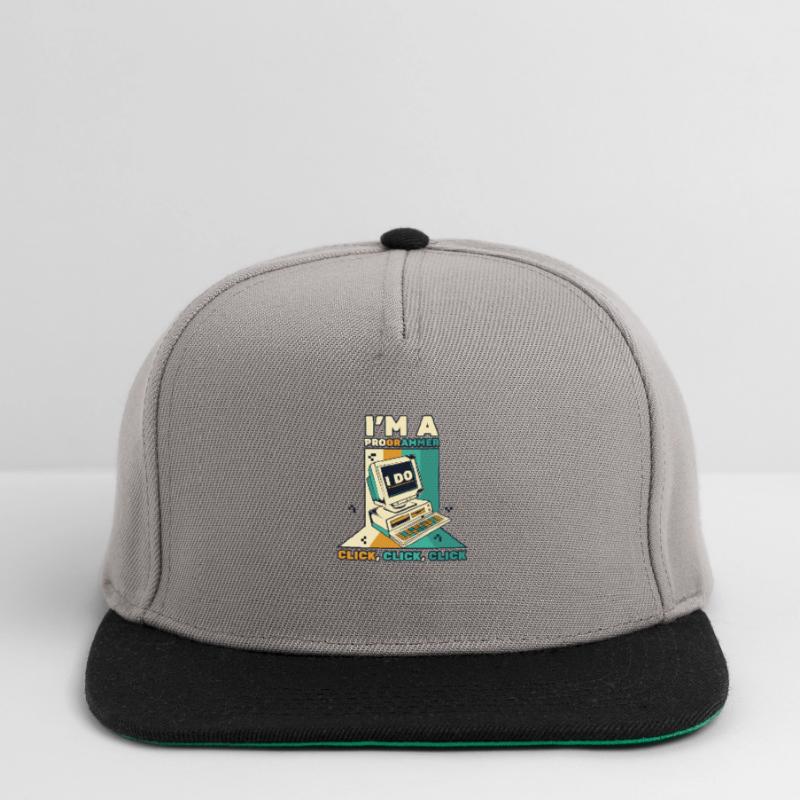 Je suis un programmeur Click Software Engineer Coder Casquette snapback