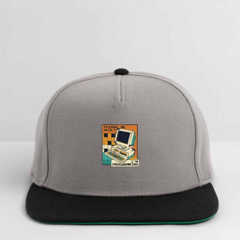Please Be Quiet Software Engineer Developer Snapback Cap