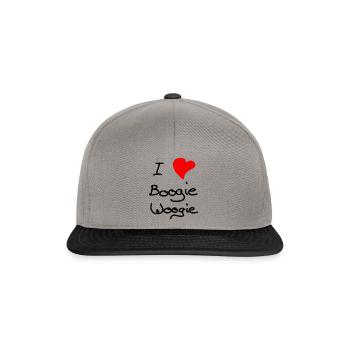 Boogiewoogielove - Snapback Cap - Graphit/Schwarz - Vorne