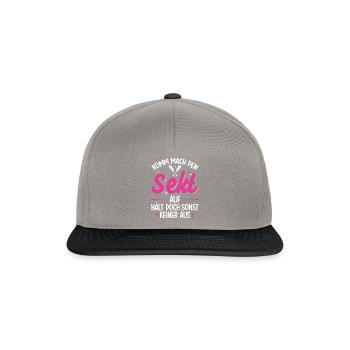 Party Drôle Dire Filles Soirée Chemise - Casquette snapback - gris graphite/noir - Devant
