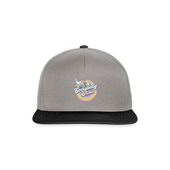 Hippie Neurodiversity Everybody Stims Tee - Snapback Cap - graphite/black - Front