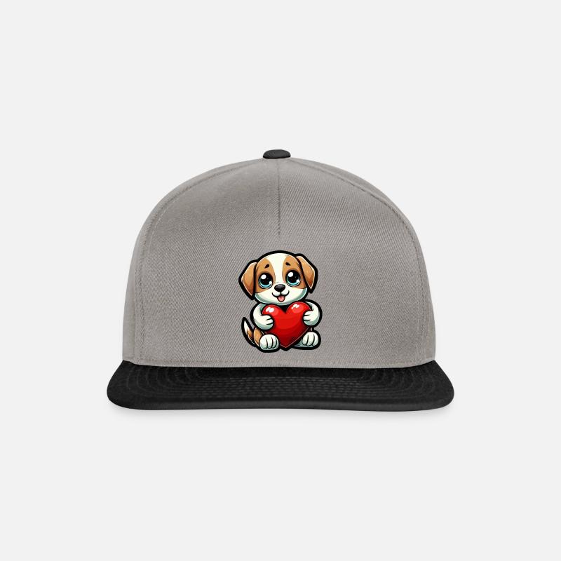 Amourette - Casquette snapback - gris graphite/noir