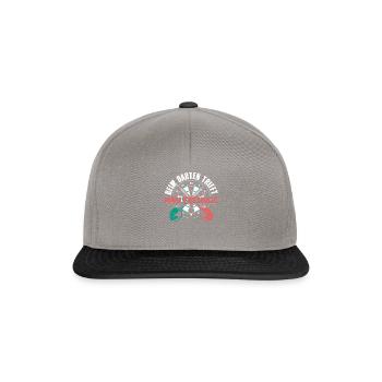 Dartplayer Chemise à motif d’amitié - Casquette snapback - gris graphite/noir - Devant