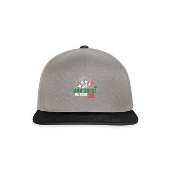 Dart Player Humor Zack 26 Tee - Snapback Cap - graphite/black - Front