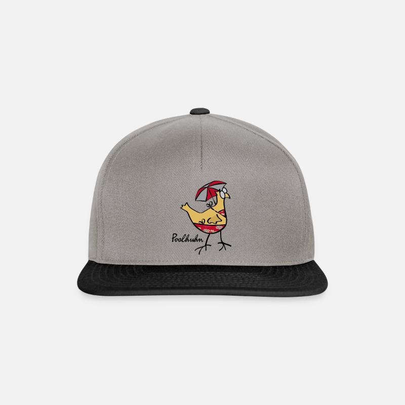 Pool Chicken 2025 - Snapback Cap - graphite/black