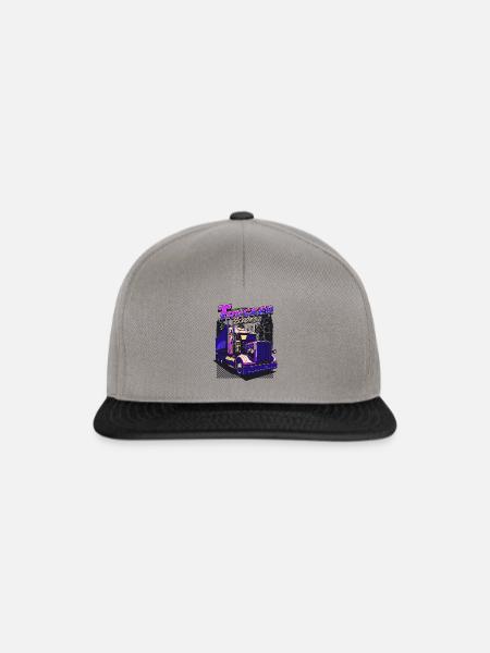 Trucker Babe Damen Truck Lifestyle Tee - Snapback Cap - Graphit/Schwarz