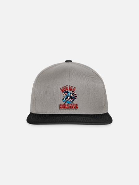 Life Halfpipe 2 - Snapback Cap - Graphit/Schwarz