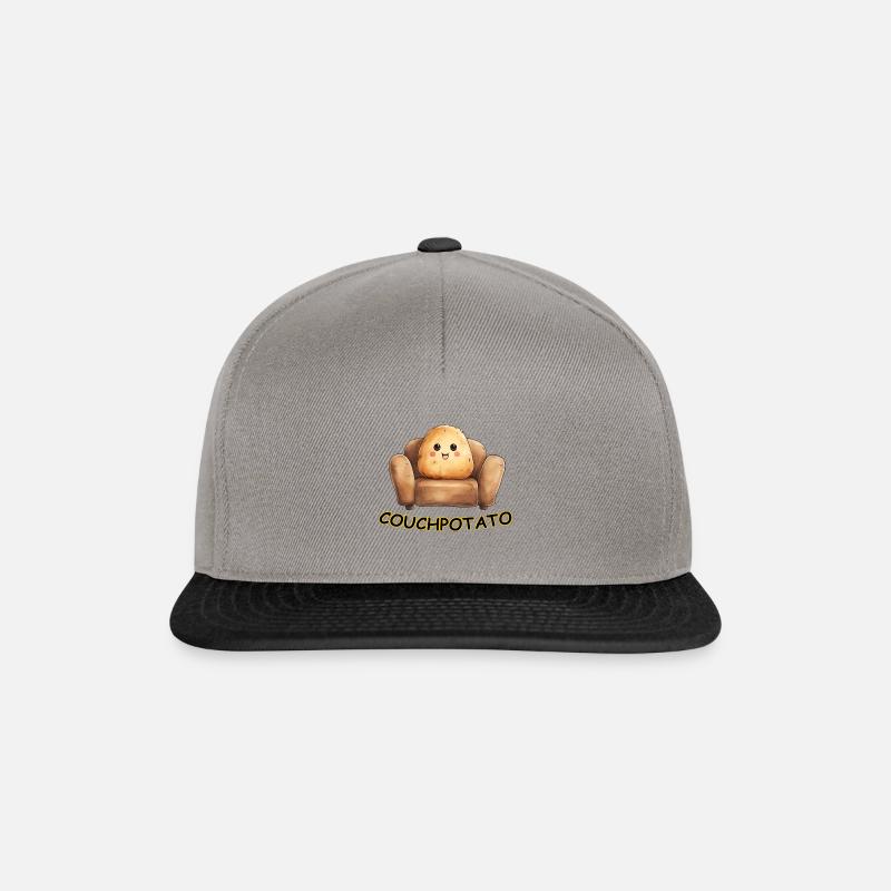 Couchpotato - Snapback Cap - Graphit/Schwarz