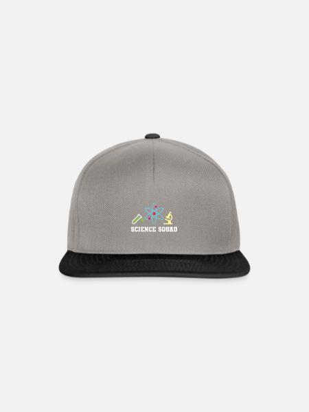 Science Squad Physik Lehrer - Snapback Cap - Graphit/Schwarz