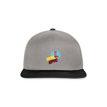 Sieger Epos Zocker Pc esports Konsole Gamer - Snapback Cap - Graphit/Schwarz - Vorne