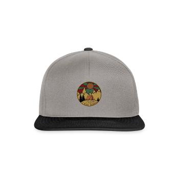 I hate people - Snapback Cap - graphite/black - Front