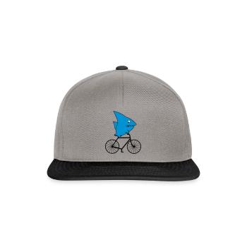 Hai fait du vélo - Casquette snapback - gris graphite/noir - Devant