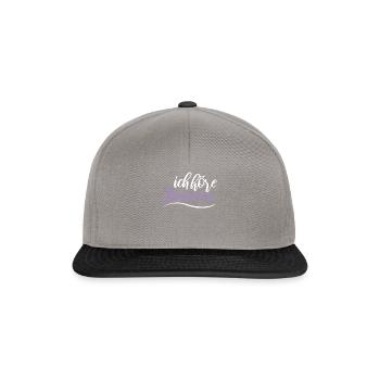 Chorleiter Chorleiterin Chor - Snapback Cap - Graphit/Schwarz - Vorne