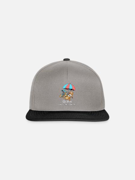 Wellness-Paradies Insel Usedom - Snapback Cap - Graphit/Schwarz