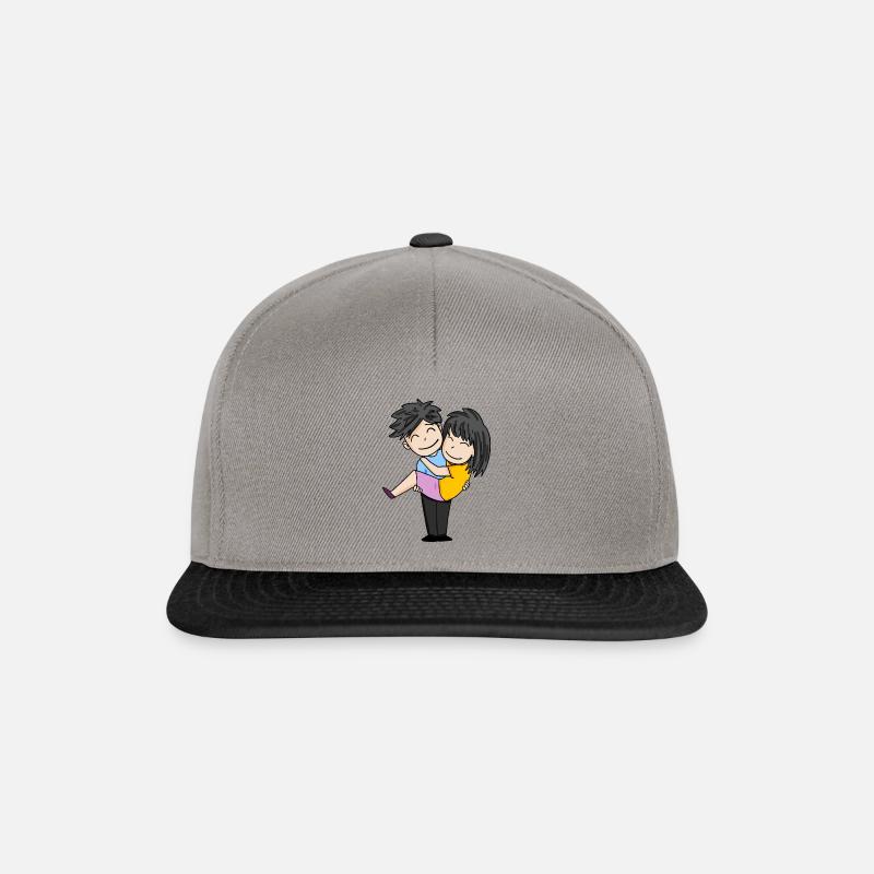 Couples - Snapback Cap - graphite/black