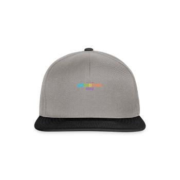 Dernier jour d’école - Signez ma chemise! - Casquette snapback - gris graphite/noir - Devant