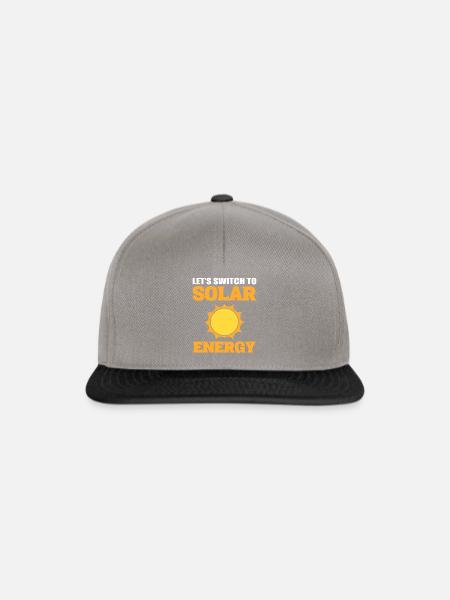 Solarenergie Energie Solarenergie -Inventar - Snapback Cap - Graphit/Schwarz