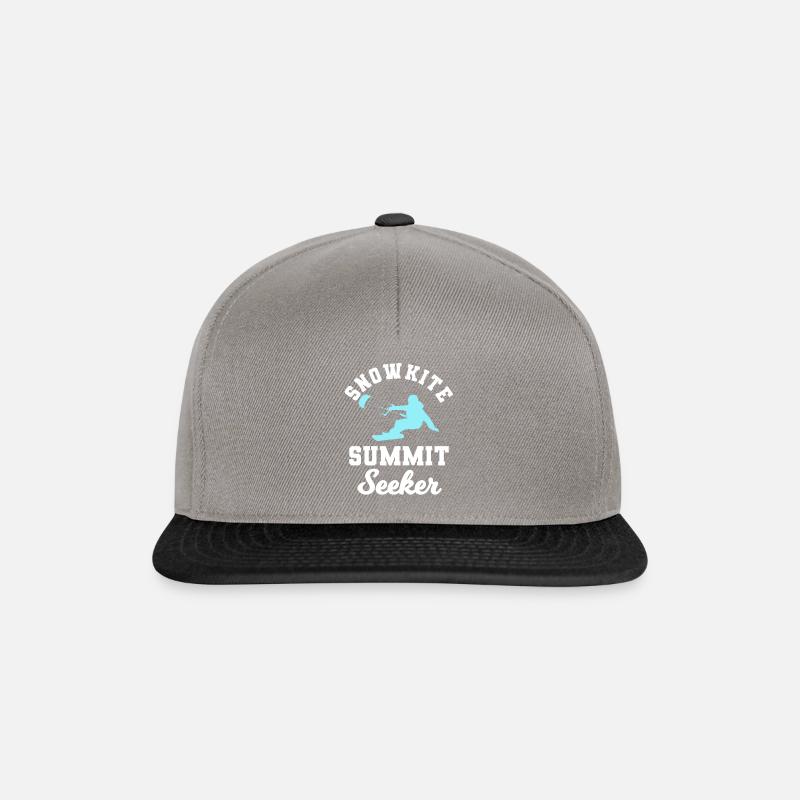 Snowkite Summit Seeker Snowkiten - Snapback Cap - Graphit/Schwarz