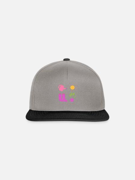 Botanisch Gärtner - Snapback Cap - Graphit/Schwarz