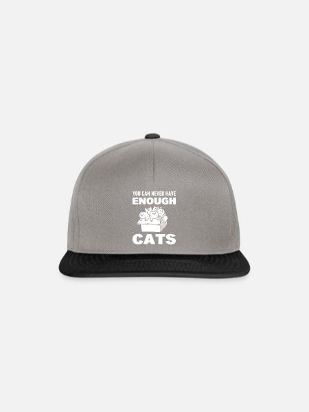 Katzenliebhaber Tierpfleger - Snapback Cap - Graphit/Schwarz