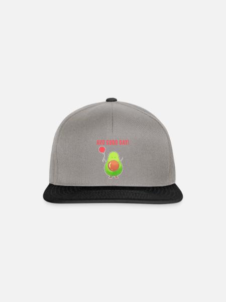 Avo Good Day Vegan - Snapback Cap - Graphit/Schwarz