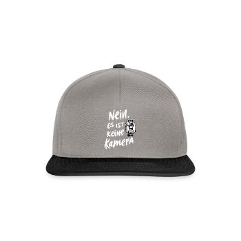 Tachymeter No Camera Geodesy Geomatics Technician Fun - Snapback Cap - graphite/black - Front