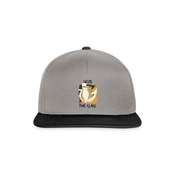 Poterie amusante - Casquette snapback - gris graphite/noir - Devant