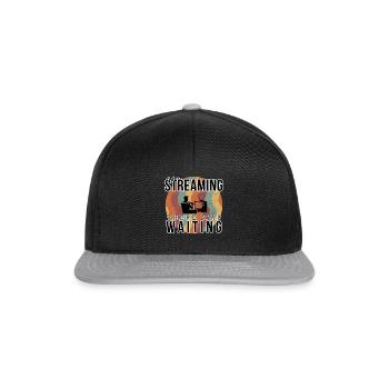 Diffusion télévisée rétro : l’esthétique de la télévision vintage - Casquette snapback - noir/gris - Devant