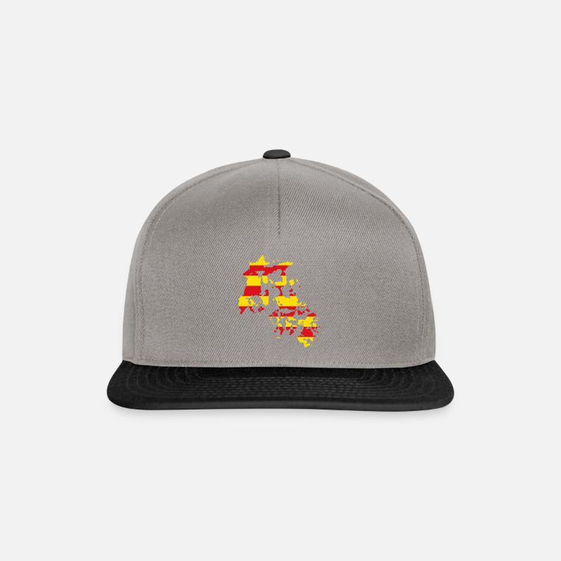 Katalonien - Snapback Cap - Graphit/Schwarz
