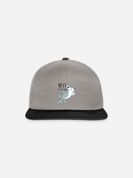 Lustiger Hammerhai - Snapback Cap - Graphit/Schwarz