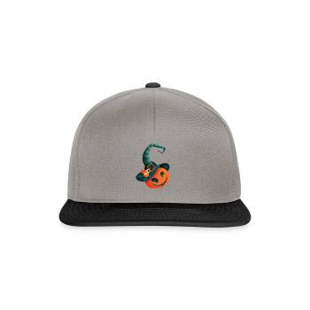 HALLOWEEN - Snapback Cap - graphite/black - Front