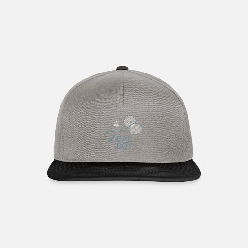 Bad Boy Badminton - Snapback Cap - Graphit/Schwarz