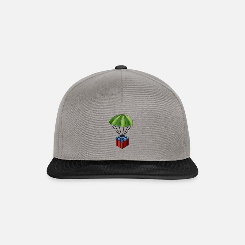 Battlegrounds PUBG parachute - Snapback Cap - graphite/black