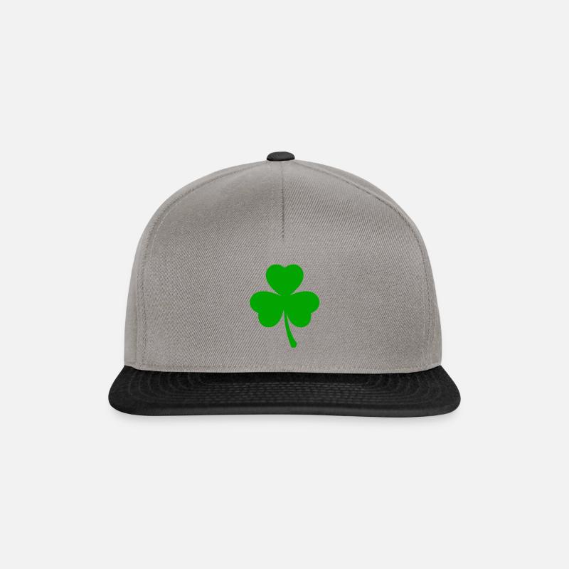 cloverleaf - Casquette snapback - gris graphite/noir