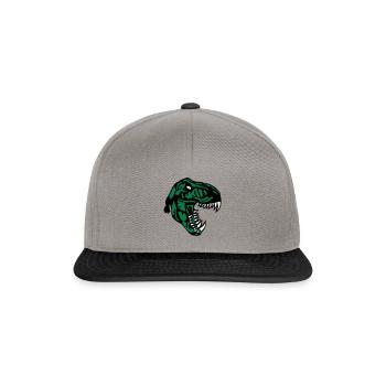 tyrannosaurus t rex dinosaur rex - Snapback Cap - graphite/black - Front