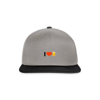 J'aime - Casquette snapback - gris graphite/noir - Devant