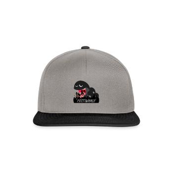 Festival Konzert Wal Band Veranstaltung Musik - Snapback Cap - Graphit/Schwarz - Vorne