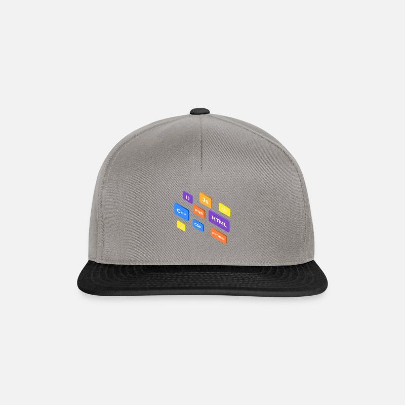 Programmierung - Snapback Cap - Graphit/Schwarz