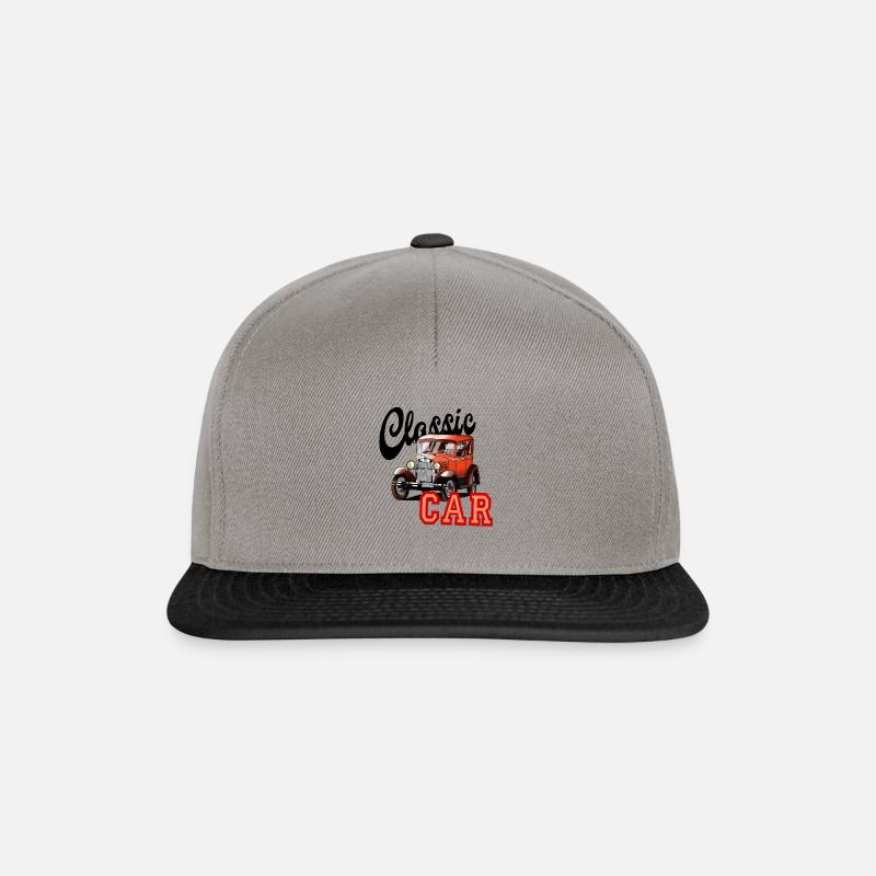 Classic Car 5 - Snapback Cap - Graphit/Schwarz