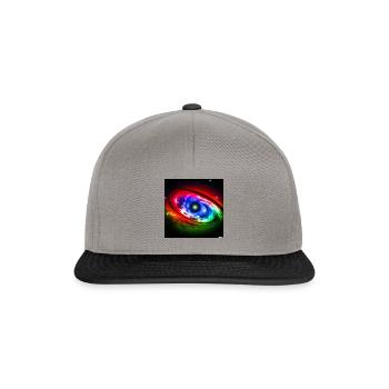 Buntes Universum - Snapback Cap - Graphit/Schwarz - Vorne