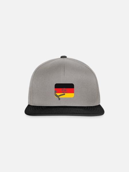 Kick off - Snapback Cap - Graphit/Schwarz